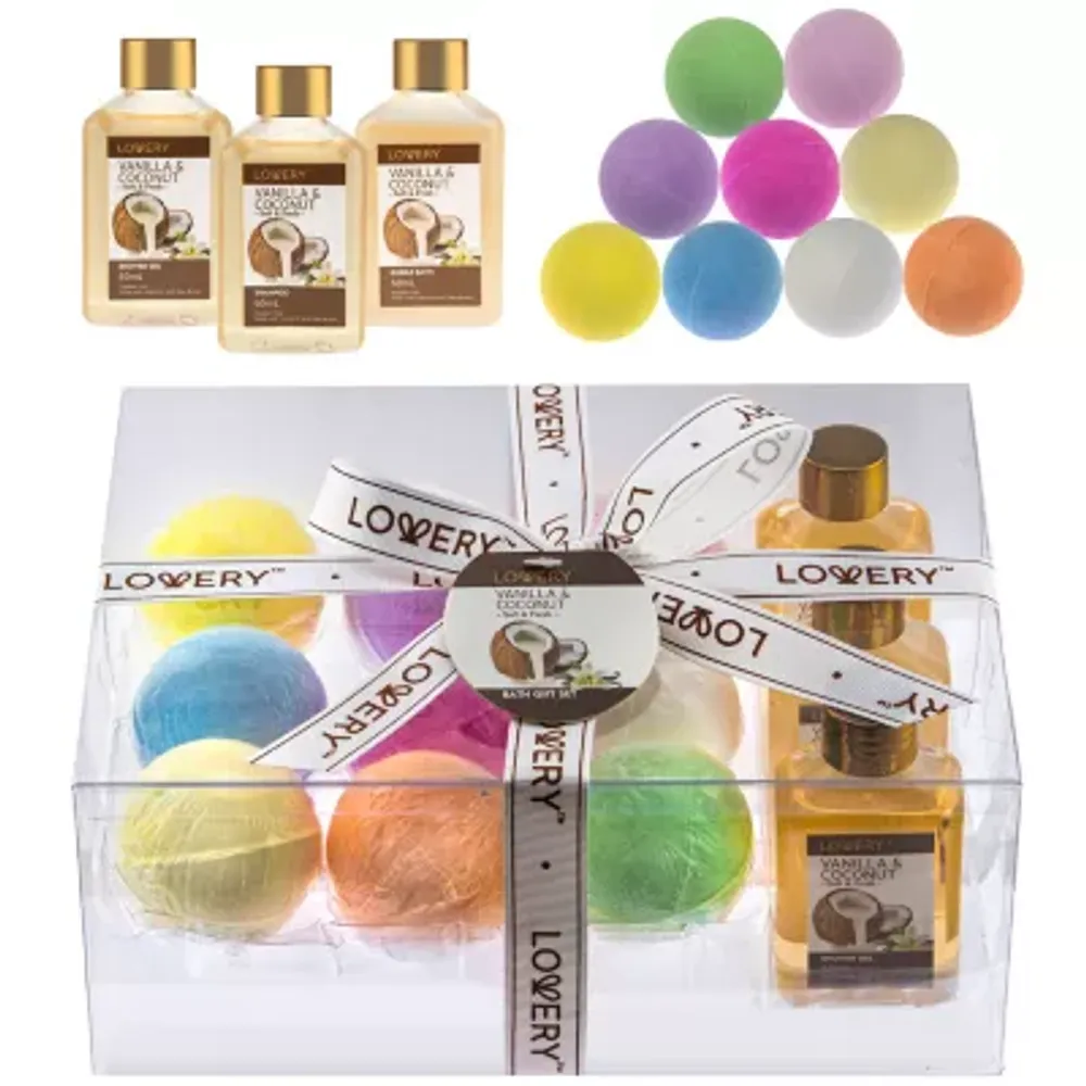 Lovery Bath Bombs  Gift Set - 12pc Home Spa Kit