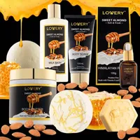 Lovery Sweet Almond Spa Gift Basket - 10pc Aromatherapy Gift