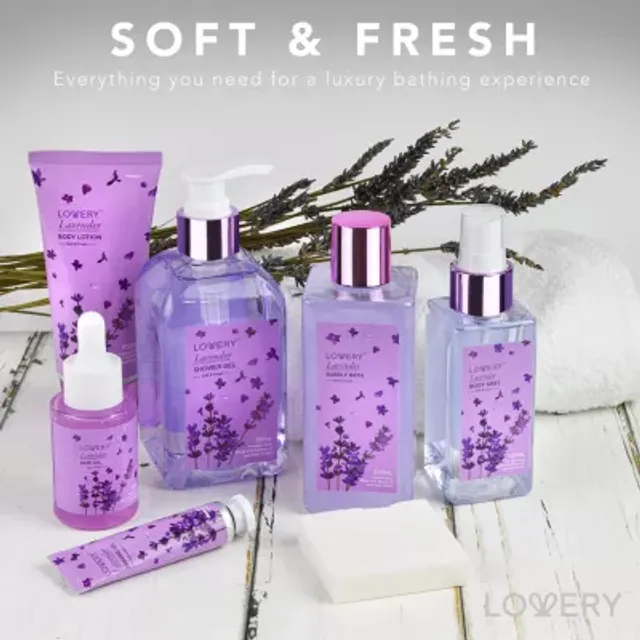 Lovery Honey Lavender Home Bath Gift Set -15pc Relaxation Gifts - JCPenney