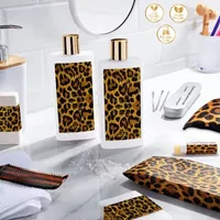 Lovery Luxe Honey Almond Spa Gift Basket -18pc Leopard Self Care Kit