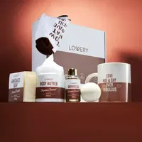 Lovery Birthday Gift Box - 9pc Inspirational Spa Set