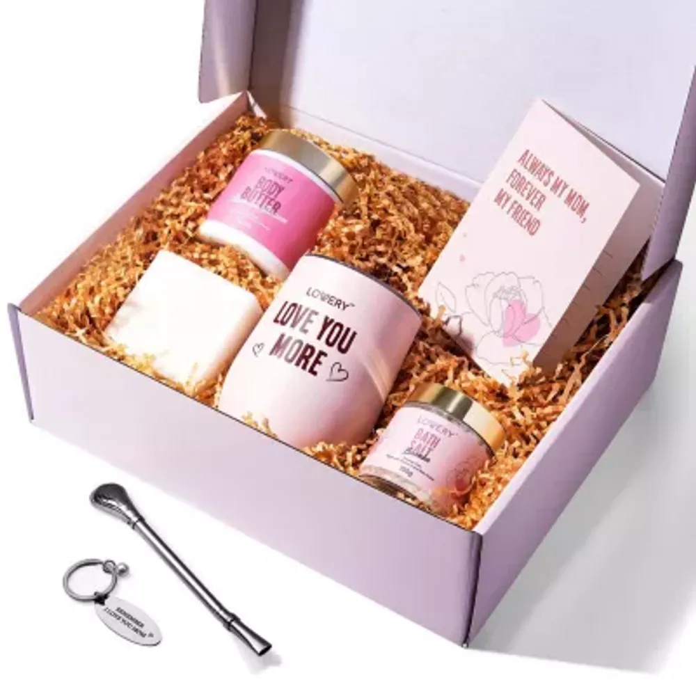 Lovery Spa Gift Box For Mom - 7 Pc Care Package