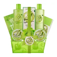 Lovery Teacher Appreciation Gifts - 9pc Green Apple Thank You Basket