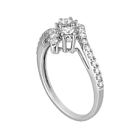 Two Forever™ 1 CT.T.W. Natural Diamond Two-Stone 10K White Gold Ring