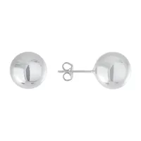 Silver Reflections Pure Silver Over Brass 11.5mm Stud Earrings