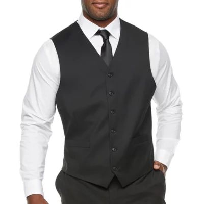 Stafford Coolmax Mens Big and Tall Classic Fit Suit Vests