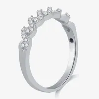I Said Yes (H-I / I1) 1/ CT. T.W. Lab Grown White Diamond Sterling Silver Anniversary Wedding Band