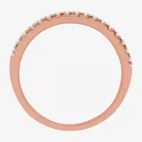 Signature By Modern Bride Womens 1 CT. T.W. Natural White Diamond 10K Rose Gold Side Stone Halo Bridal Set