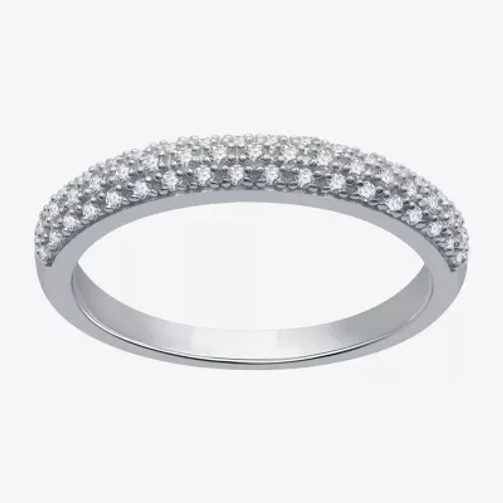 I Said Yes (H-I / I1) 1/5 CT. Lab Grown White Diamond Sterling Silver Anniversary Wedding Band