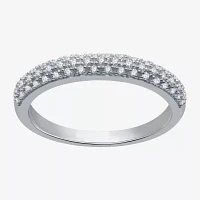 I Said Yes (H-I / I1) 1/5 CT. Lab Grown White Diamond Sterling Silver Anniversary Wedding Band