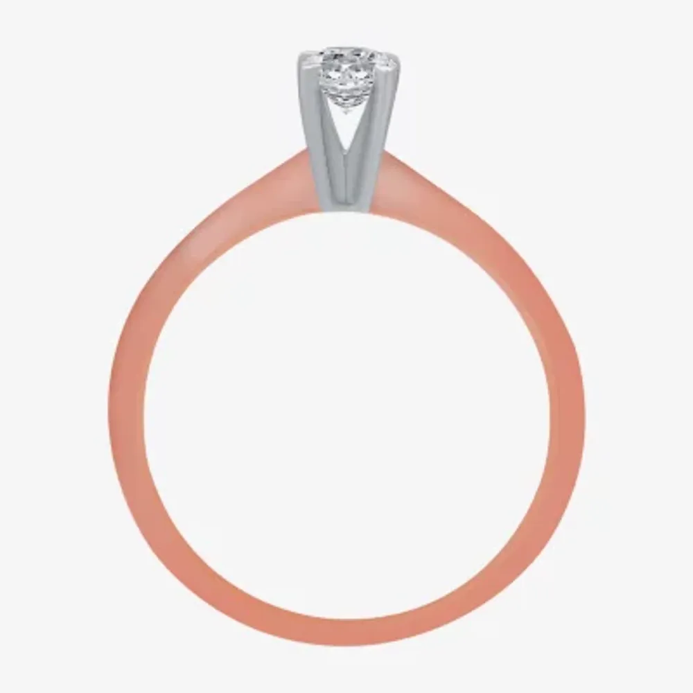 Classic Collection 1/ CT. Natural Diamond Round Solitaire Engagement Ring 10K Gold