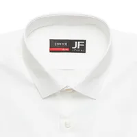 J. Ferrar Slim Ultra Comfort Mens Fit Easy Care Stretch Fabric Long Sleeve Dress Shirt