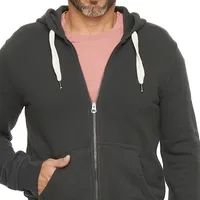 mutual weave Mens Long Sleeve Zipper Hoodie