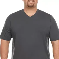 Stylus Big and Tall Mens V Neck Short Sleeve T-Shirt