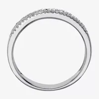 2MM 1/4 CT.T.W. Natural Diamond 10K Gold Anniversary Wedding Band