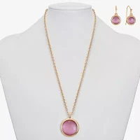 Mixit 2-pc. Glass Round Jewelry Set