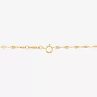 Womens 14K Gold Beaded Necklace