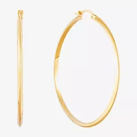 14K Gold 50mm Hoop Earrings