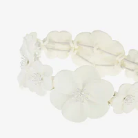 Liz Claiborne Flower Stretch Bracelet