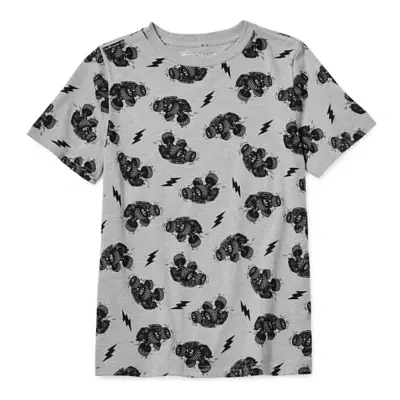 Thereabouts Little & Big Boys Crew Neck Short Sleeve Graphic T-Shirt