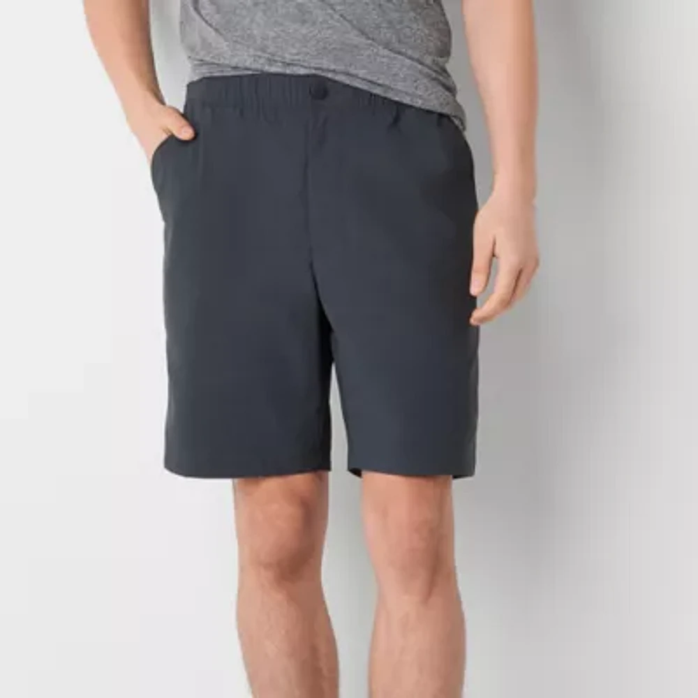 Stylus Mens 8" Stretch Fabric Pull On Deck Short