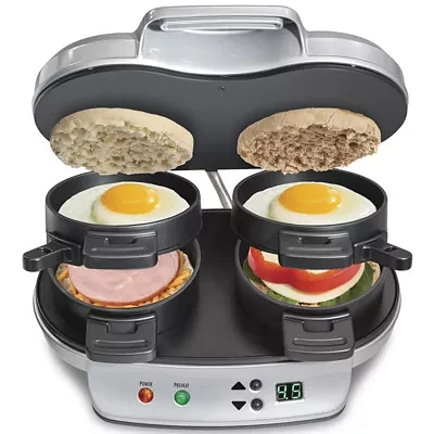 Hamilton Beach® Dual Breakfast Sandwich Maker