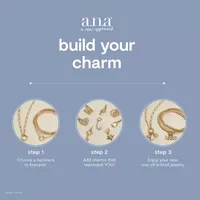 a.n.a Build A Charm 16 Inch Bead Round Collar Necklace