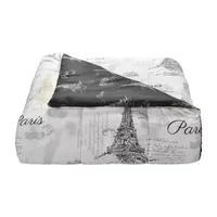 Lanwood Home Paris Sketch 8-pc. Midweight Comforter Set