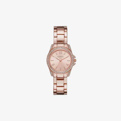 Geneva Womens Rose Gold Bracelet Watch