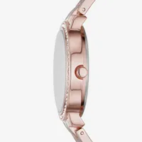 Geneva Ladies Womens Crystal Accent Rose Goldtone Bracelet Watch Fmdjm218