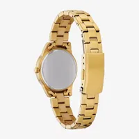 Citizen Womens Crystal Accent Gold Tone Stainless Steel Bracelet Watch Er0222-56d