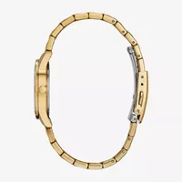 Citizen Womens Crystal Accent Gold Tone Stainless Steel Bracelet Watch Er0222-56d