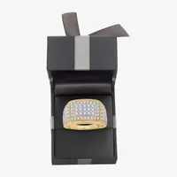 (H-I / I1) Mens 2 CT. T.W. Lab Grown White Diamond 10K Two Tone Gold Fashion Ring