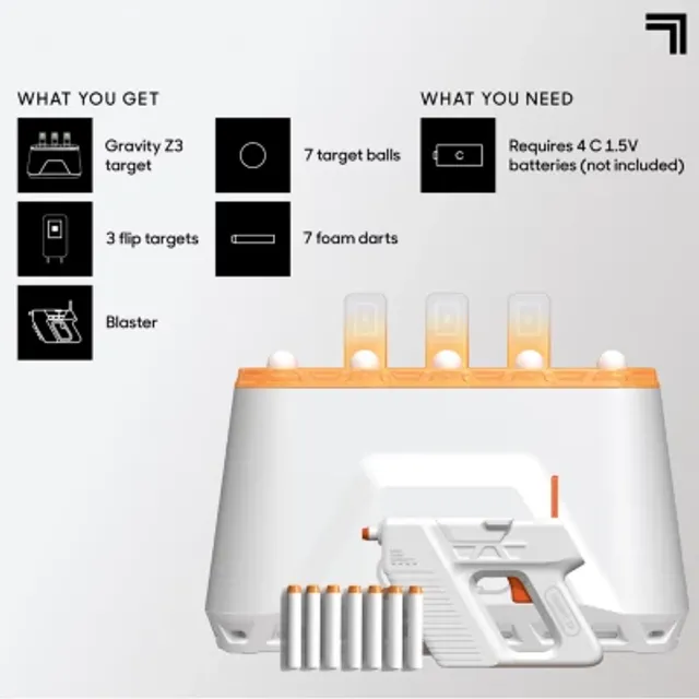 SHARPER IMAGE Hover Target Game GRAVITY Z3 - NEW 