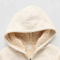Thereabouts Little & Big Boys Sherpa Fleece Zipper Hoodie