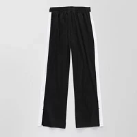 Xersion Little & Big Girls Mid Rise Stretch Fabric Wide Leg Track Pant