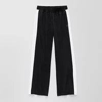 Xersion Little & Big Girls Mid Rise Stretch Fabric Wide Leg Track Pant