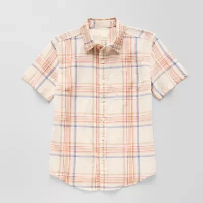 Thereabouts Little & Big Boys Short Sleeve Button-Down Shirt