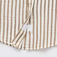 a.n.a Womens Short Sleeve Adaptive Regular Fit Easy-on + Easy-off Button-Down Shirt