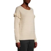 Liz Claiborne Womens Round Neck Long Sleeve Pullover Sweater