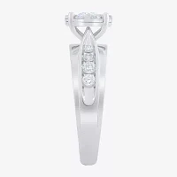 Womens 1 CT. T.W. Natural White Diamond 10K Gold Round Side Stone Bridal Set