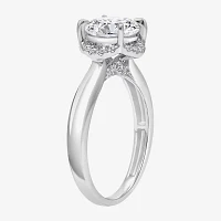 2 1/7 Ct.T.W. (I / I1) Womens Lab Grown White Diamond 14K Gold Round Halo Engagement Ring