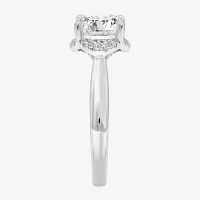 2 1/7 Ct.T.W. (I / I1) Womens Lab Grown White Diamond 14K Gold Round Halo Engagement Ring