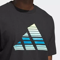 adidas Mens Crew Neck Short Sleeve T-Shirt Big and Tall