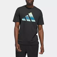 adidas Mens Crew Neck Short Sleeve T-Shirt Big and Tall