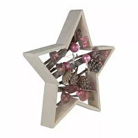 Northlight 14.5" Star-Shaped Wood Christmas Tabletop Decor