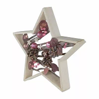 Northlight 14.5" Star-Shaped Wood Christmas Tabletop Decor