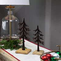 Northlight 11.5" Metal Christmas Tabletop Tree