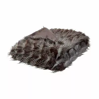 Cozy Tyme® Waleed Faux Wolf Fur Lightweight Throw