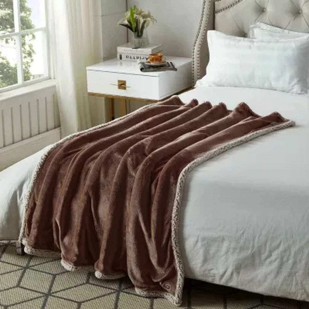Cozy Tyme® Reversible Midweight Throw